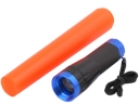 Lichao CREE Q3 LED Zoom Flashlight with Red Diffuser Tip